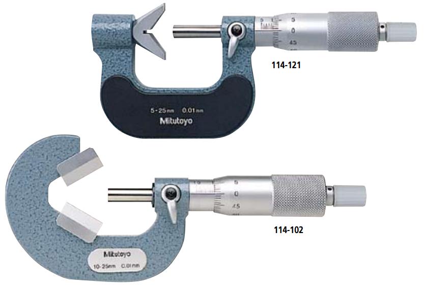 日本三丰Mitutoyo 314/114 V型测砧千分尺
