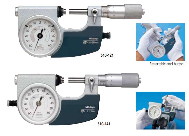 日本三丰Mitutoyo 510系列杠杆千分尺
