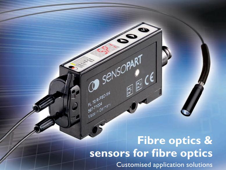德国森萨帕特Sensopart FL70塑料光纤传感器